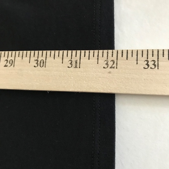 WOMAN WITHIN Shirred Neck Tunic Black 3/4 Sleeves Cotton Women’s Plus Size 4X - Picture 14 of 16